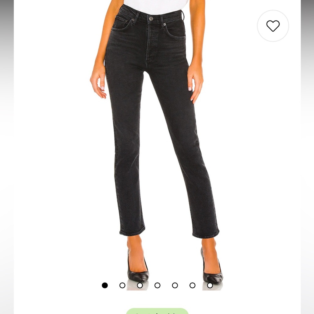 Agolde Riley Crop Panoramic Jeans - Size 25